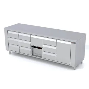 Tõstemehhanismiga külmutuslaud P449 2330 mm